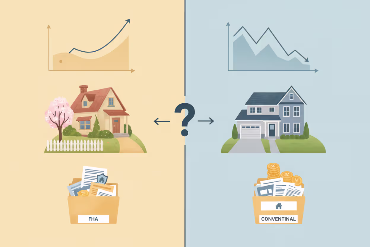Comparison of FHA and conventional mortgage options